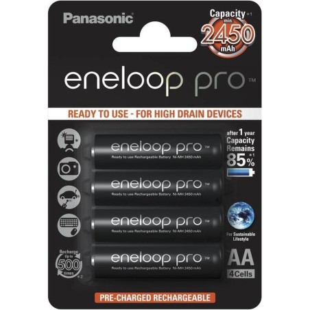 Panasonic Eneloop Pro AAA Rechargeable Batteries 900mAh - Long-lasting Power for All Your Needs!